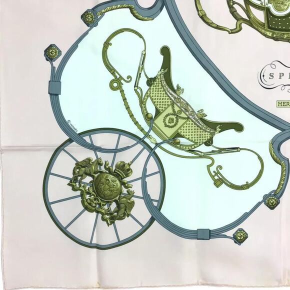 Hermes Springs Silk Scarf, Carre 90 - Picture 3 of 15